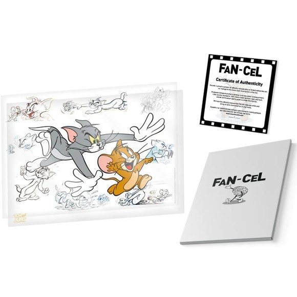 Tom And Jerry Fan Cel Art Print Limited Edition & Certificate Of Authenticity - Picture 9 of 9